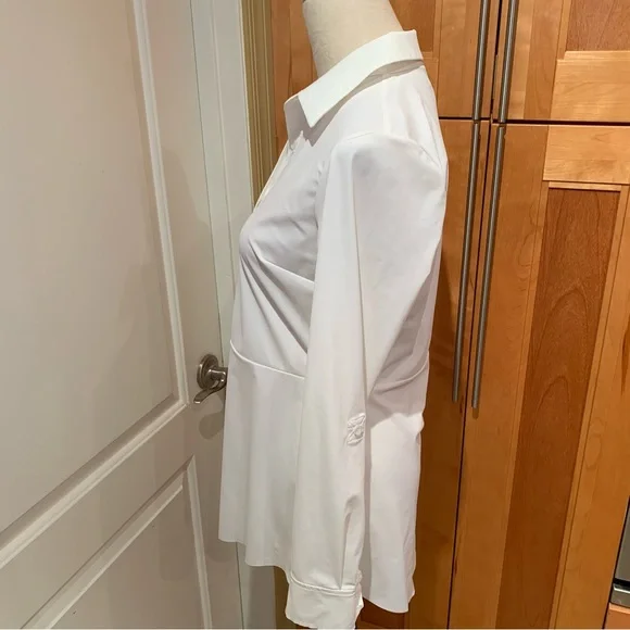LYSSÉ. New York. Long sleeve White Shirt. Size XS. - Picture 3 of 8
